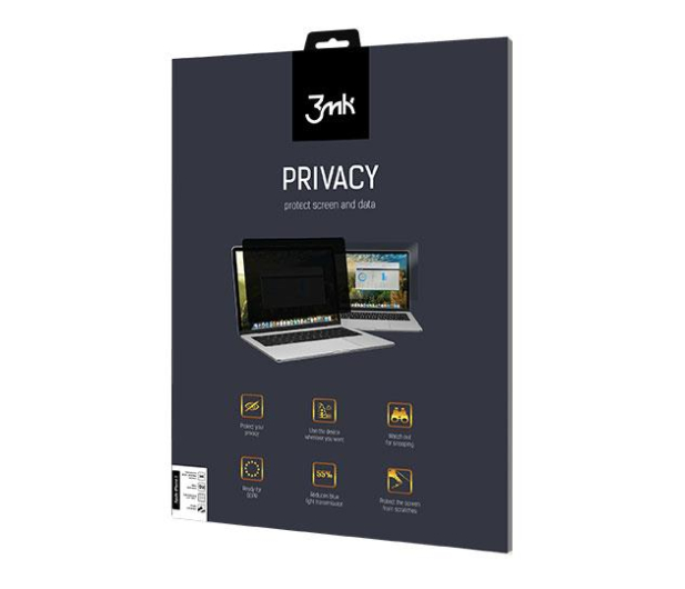 3mk Filtr Prywatyzujący do MacBook Air / Pro 13'' - 454243 - zdjęcie